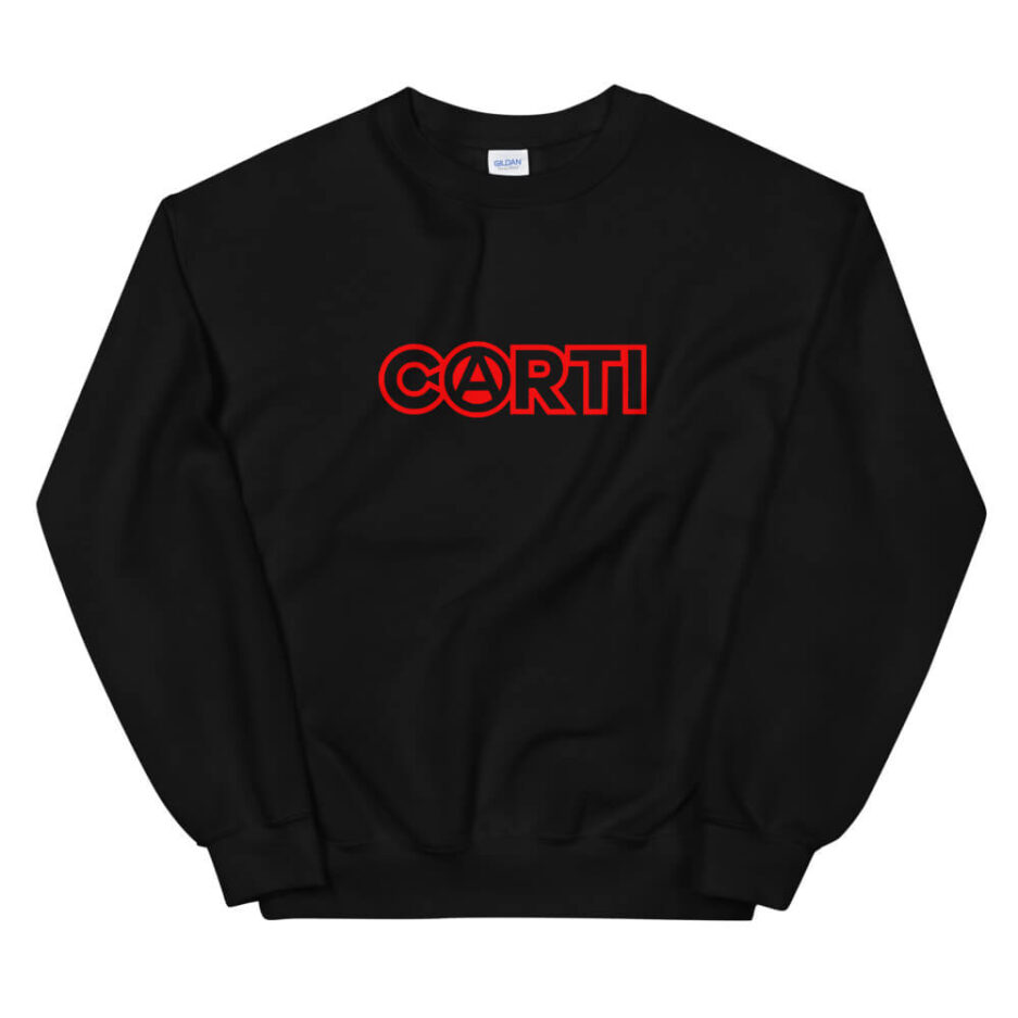 CARTI ANARCHY BLACK RED Classic Sweatshirt